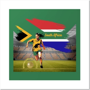South Africa football Shirts, Unisex T-Shirt, Women’s World Cup, soccer t-shirts, football t-shirts, women’s football, South Africa football Posters and Art